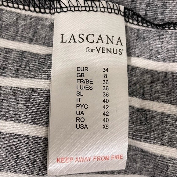 Venus Lascana Black Stripe Strapless Maxi Dress - Picture 5 of 8